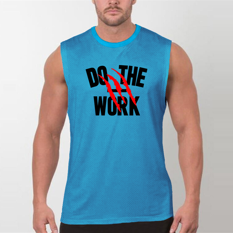 Sleeveless Undershirt - Мужские спортивные майки без рукавов, быстросохнущие,