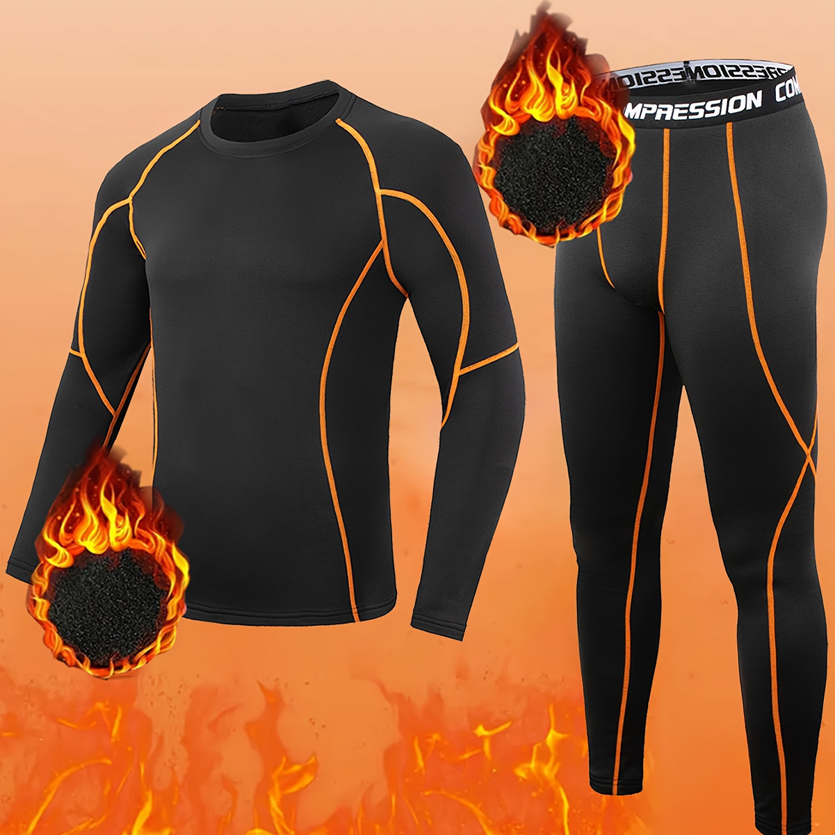 Зимний мужской флисовый спорти – обзор и цена Compression Long Pant